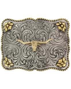 Cody James Men's Interchangeable Longhorn Belt Buckle